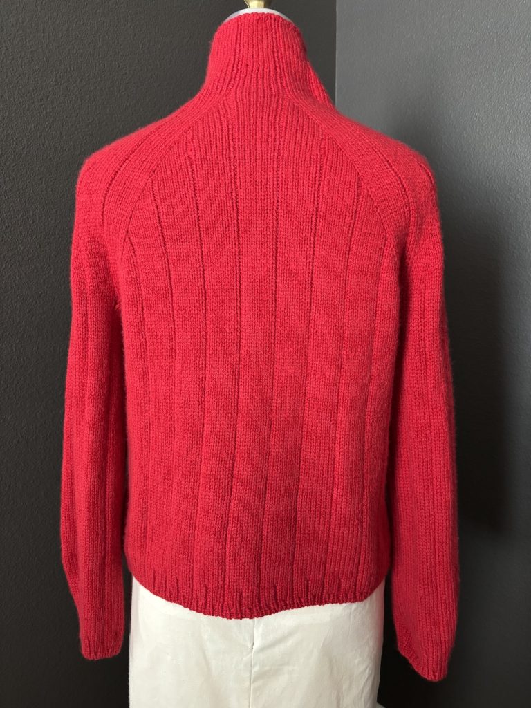 Woolfolk Viga Sweater back view