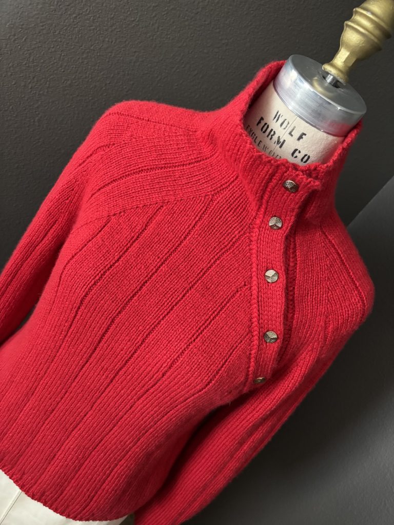 Woolfolk Viga Sweater front angle view