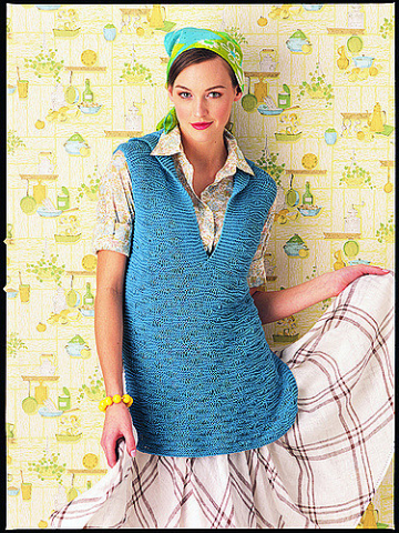 Split Neck Tunic from Knit.1 Summer 2007