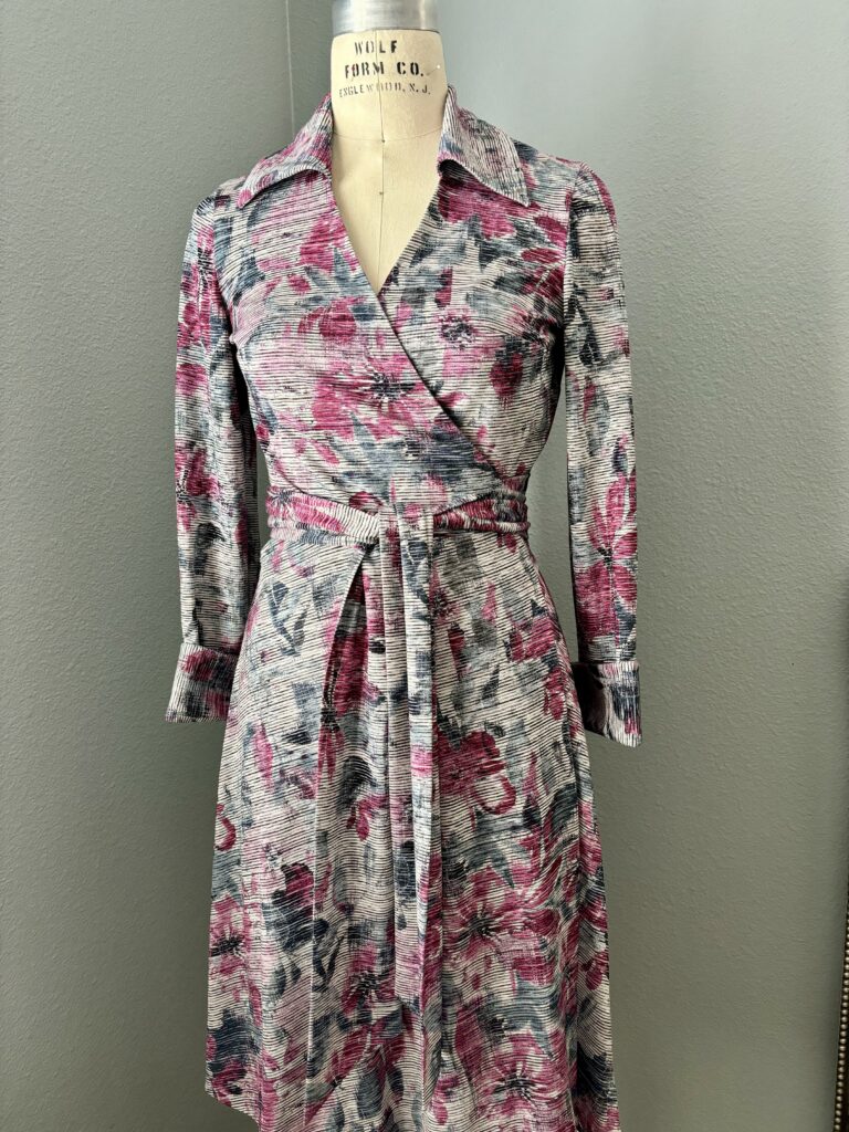 DVF wrap dress full length