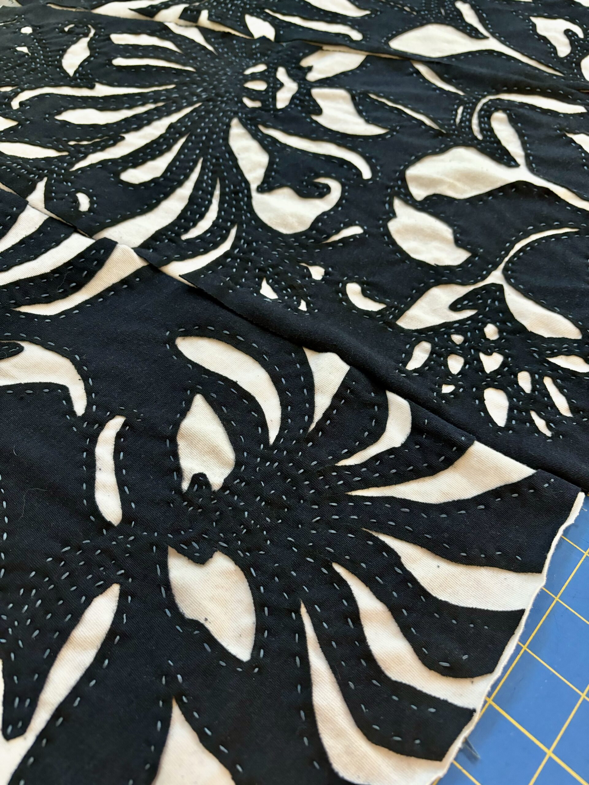 My New Skirt: Reverse Applique in the Alabama Chanin Way