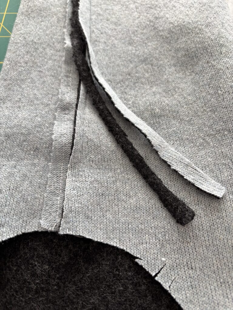 double cloth trimming