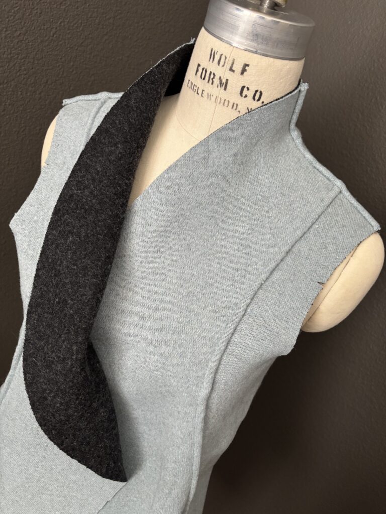 double cloth blue side